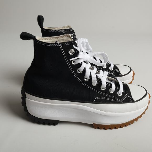 Converse Chuck Taylor Mens 6.5 Womens 8 Run Star Hike Platform Canvas Shoes - Picture 6 of 14